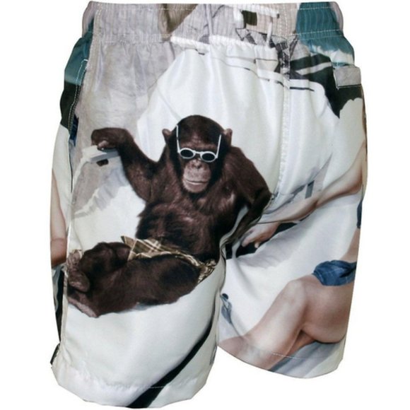 Franks Bathers Print Swim Shorts LIMITED EDITION Size XL NWT - Picture 5 of 15